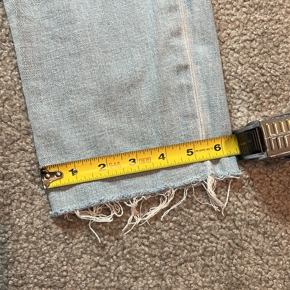 Gap Girlfriend Mid Rise Raw Hem Jeans - Picture 6 of 12